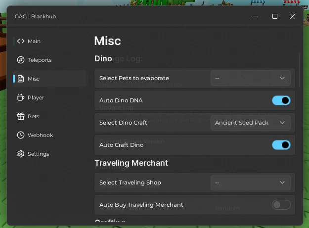 Grow a garden Prehistoric update script for dinosaur egg, auto dino dna, and more